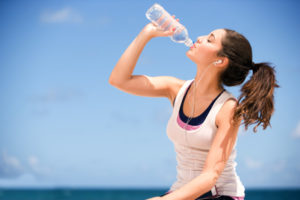 bebeu agua