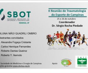 Revista da SBOT destaca a II Reunião de Traumatologia do Esporte de Campinas