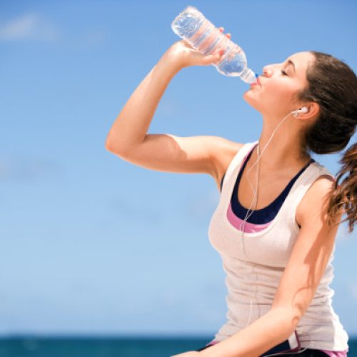 beber agua