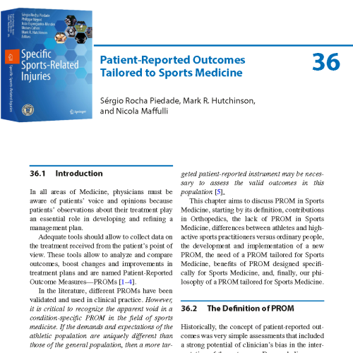 patient reported outcomes tailored to sports medicine e1630268332409